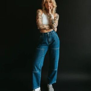 P & Co denim carpenter jeans